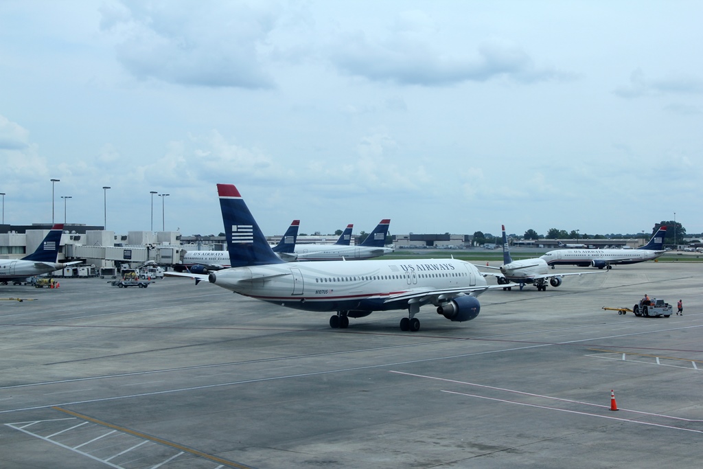 Many US Airways Planes